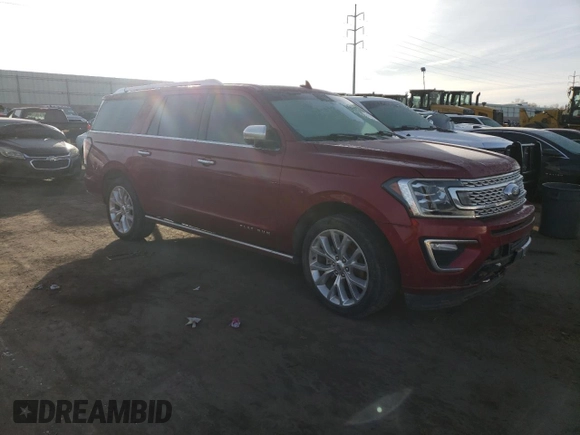 2019 Ford Expedition Max Platinum with VIN 1FMJK1MT6KEA23566, listed as a Copart auction lot 84146234 with Not provided miles and Salvage title. Bid and sale history available at DreamBid. Image 4.