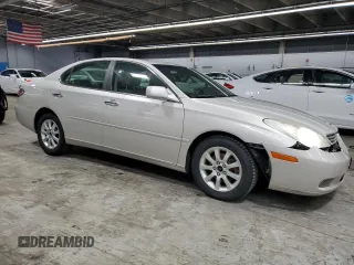 2002 Lexus ES 300 with VIN JTHBF30G925010715, listed as a Copart auction lot 55691895 with 202,913 mi miles and Salvage title. Bid and sale history available at DreamBid. Image 4.