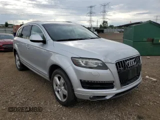 2012 Audi Q7 Premium Plus with VIN WA1LGAFE8CD002054, listed as a Copart auction lot 61968375 with Not provided miles and Salvage title. Bid and sale history available at DreamBid. Image 4.