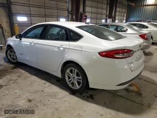2018 Ford Fusion Hybrid S with VIN 3FA6P0UU9JR122351, listed as a Copart auction lot 46239975 with 106,293 mi miles and Salvage Title. Bid and sale history available at carsss.com. Image 2.