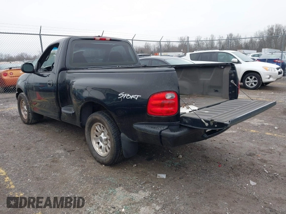 2001 Ford F-150 XL with VIN 2FTZF07211CA54107, listed as a IAAI auction lot 41450483 with 153,699 mi miles. Bid and sale history available at carsss.com. Image 3.