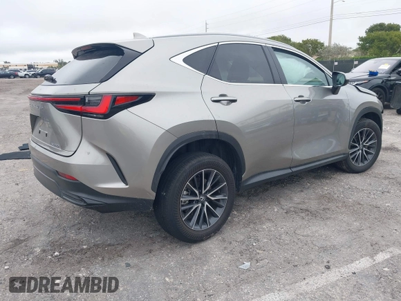 2024 Lexus NX 250 with VIN 2T2ADCAZ2RC014553, listed as a IAAI auction lot 41383564 with 8,403 mi miles and . Bid and sale history available at DreamBid. Image 4.