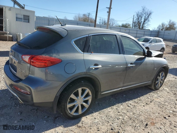 2017 Infiniti QX50 with VIN JN1BJ0RP1HM387963, listed as a Copart auction lot 86184934 with 0 mi miles and Salvage Title. Bid and sale history available at carsss.com. Image 3.