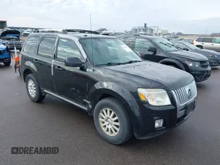 2010 Mercury Mariner Premier with VIN 4M2CN9HG5AKJ13835, listed as a IAAI auction lot 41662627 with 185,146 mi miles. Bid and sale history available at carsss.com. Image 1.