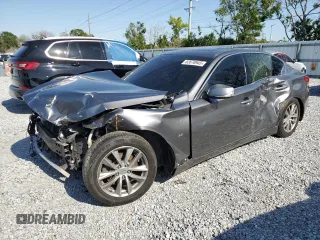 2014 Infiniti Q50 Premium z VIN JN1BV7AP7EM670985, wystawiony jako Copart lot #52670945 z przebiegiem 131 642 mil mil oraz Szkoda całkowita • Salvage title. Historia ofert i sprzedaży dostępna na DreamBid. Obrazek 1.
