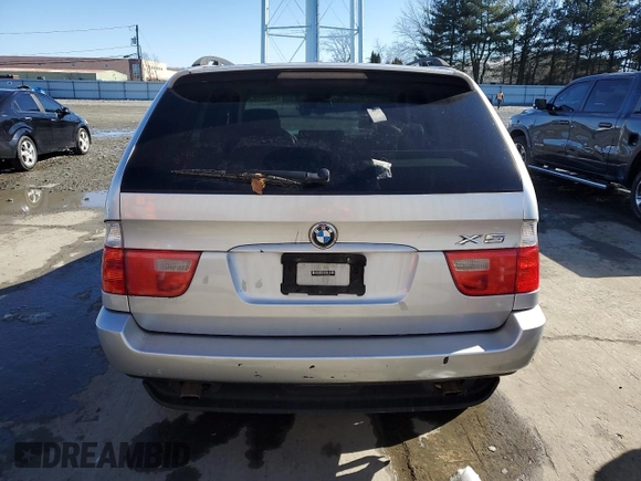2004 BMW X5 3.0i with VIN 5UXFA135X4LU37785, listed as a Copart auction lot 42455994 with 0 mi miles and Clean Title. Bid and sale history available at carsss.com. Image 6.