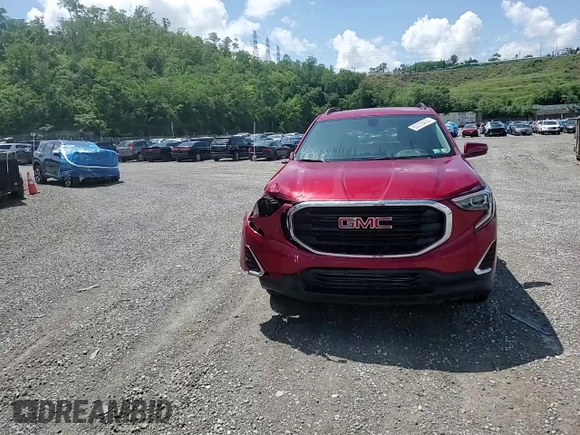 2019 GMC Terrain SLE with VIN 3GKALTEV1KL330368, listed as a Copart auction lot 60235435 with 20,698 mi miles and Salvage title. Bid and sale history available at DreamBid. Image 14.