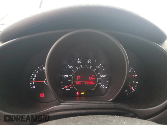 2017 Kia Soul + with VIN KNDJP3A52H7446245, listed as a Copart auction lot 52101315 with 73,666 mi miles and Salvage Title. Bid and sale history available at carsss.com. Image 9.