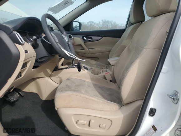 2016 Nissan Rogue SV with VIN 5N1AT2MV8GC885999, listed as a Copart auction lot 47561465 with 114,305 mi miles and Salvage Title. Bid and sale history available at carsss.com. Image 7.