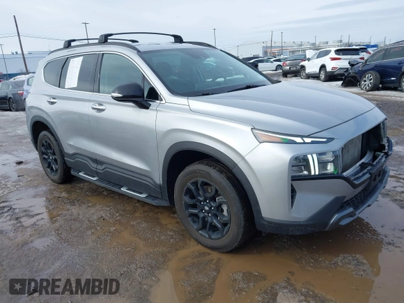 2022 Hyundai Santa Fe XRT with VIN 5NMS6DAJ7NH388776, listed as a IAAI auction lot 41614829 with 50,529 mi miles. Bid and sale history available at carsss.com. Image 1.
