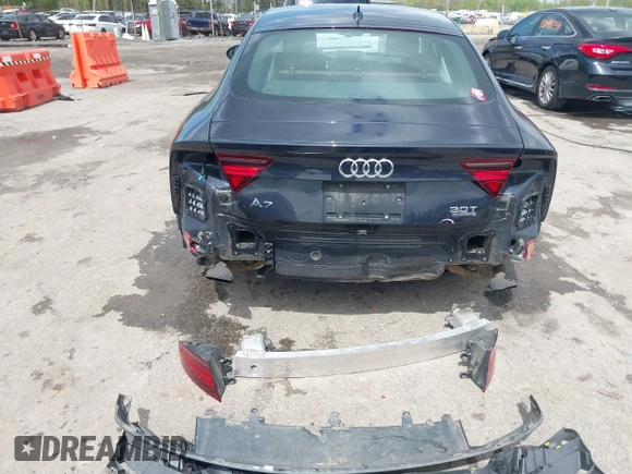 2018 Audi A7 Prestige with VIN WAU23AFC3JN057141, listed as a IAAI auction lot 42039747 with 66,095 mi miles. Bid and sale history available at carsss.com. Image 6.