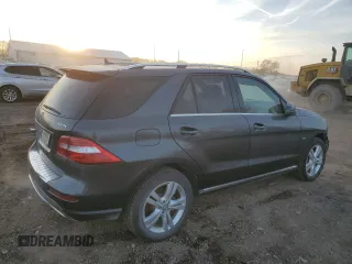 2012 Mercedes-Benz M with VIN 4JGDA5HB9CA035969, listed as a Copart auction lot 78887234 with 137,070 mi miles and Salvage Title. Bid and sale history available at carsss.com. Image 3.