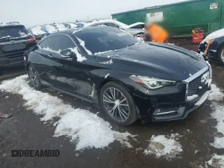 2017 Infiniti Q60 Premium with VIN JN1CV7EL4HM320567, listed as a Copart auction lot 79455314 with 74,043 mi miles and Salvage title. Bid and sale history available at DreamBid. Image 4.