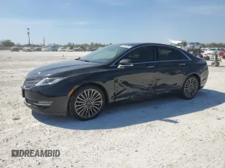2013 Lincoln MKZ with VIN 3LN6L2GK2DR823728, listed as a Copart auction lot 47432555 with 158,036 mi miles and Salvage Title. Bid and sale history available at DreamBid. Image 1.