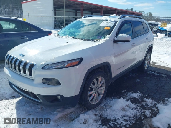 2015 Jeep Cherokee Limited with VIN 1C4PJMDS9FW718151, listed as a IAAI auction lot 41344018 with 124,185 mi miles and . Bid and sale history available at DreamBid. Image 20.
