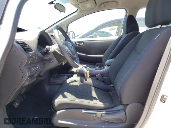 2016 Nissan LEAF S with VIN 1N4BZ0CP2GC314156, listed as a Copart auction lot 61503983 with 44,804 mi miles. Bid and sale history available at carsss.com. Image 7.