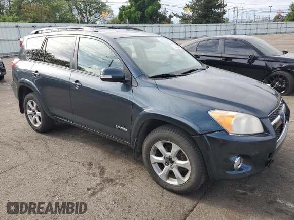 2010 Toyota RAV4 Limited with VIN 2T3DK4DV1AW028637, listed as a Copart auction lot 57442965 with 291,472 mi miles and Salvage title. Bid and sale history available at DreamBid. Image 4.