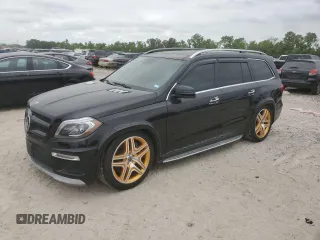 2015 Mercedes-Benz GL-Class GL 63 AMG with VIN 4JGDF7EE1FA489228, listed as a Copart auction lot 53403375 with 56,879 mi miles and Clean Title. Bid and sale history available at carsss.com. Image 1.