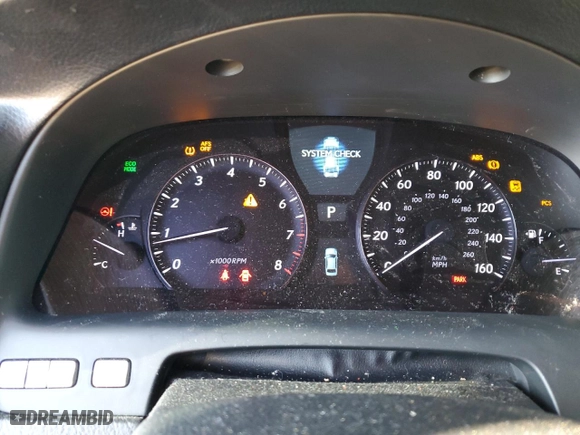 2010 Lexus LS 460 L with VIN JTHDL1EF8A5001069, listed as a Copart auction lot 75165154 with 0 mi miles and Salvage Title. Bid and sale history available at carsss.com. Image 9.