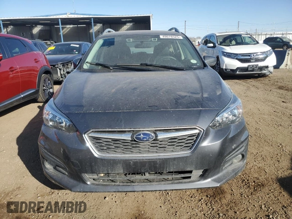 2018 Subaru Impreza Premium z VIN 4S3GTAD65J3714846, wystawiony jako Copart lot #49078525 z przebiegiem 52 624 mil mil oraz Szkoda całkowita • Salvage title. Historia ofert i sprzedaży dostępna na DreamBid. Obrazek 5.