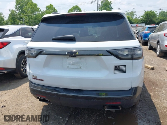 2021 Chevrolet Traverse Premier with VIN 1GNERKKW9MJ224531, listed as a IAAI auction lot 42418665 with 49,188 mi miles and . Bid and sale history available at DreamBid. Image 16.