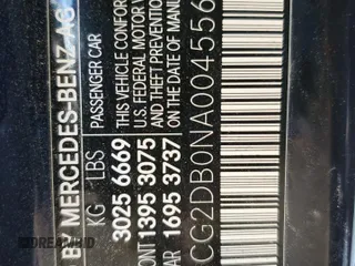 2022 Mercedes-Benz EQS with VIN W1KCG2DB0NA004556, listed as a Copart auction lot 78992023 with 16,271 mi miles and Salvage Title. Bid and sale history available at carsss.com. Image 13.