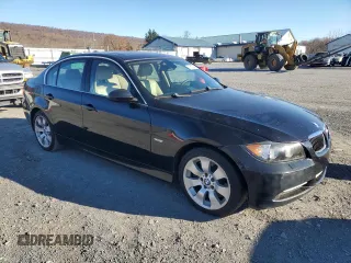 2007 BMW 3 Series 335xi with VIN WBAVD53547A008585, listed as a Copart auction lot 80613074 with 197,368 mi miles and Clean Title. Bid and sale history available at carsss.com. Image 4.