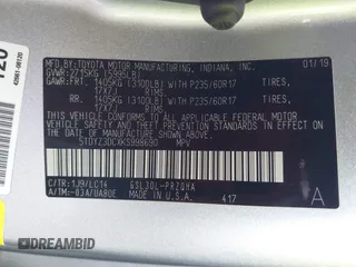 2019 Toyota Sienna XLE Auto Access Seat с VIN 5TDYZ3DCXKS998690, выставлен на аукционе IAAI как лот 42386082 с пробегом 101 687 миль миль и . История ставок и продаж доступна на DreamBid. Изображение 9.