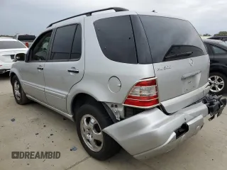 2003 Mercedes-Benz M-Class 5.0L with VIN 4JGAB75E63A404894, listed as a Copart auction lot 71650433 with 0 mi miles and Non Repairable. Bid and sale history available at carsss.com. Image 2.