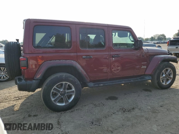 2022 Jeep Wrangler Unlimited Sahara Altitude with VIN 1C4HJXEG6NW117231, listed as a Copart auction lot 71226934 with 36,897 mi miles and Clean title. Bid and sale history available at DreamBid. Image 3.