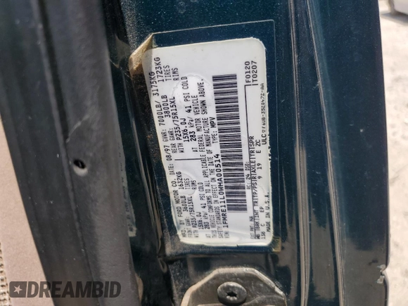 1998 Ford Econoline Passenger XL with VIN 1FMRE11L0WHA00514, listed as a Copart auction lot 64441065 with 111,243 mi miles and Salvage title. Bid and sale history available at DreamBid. Image 12.