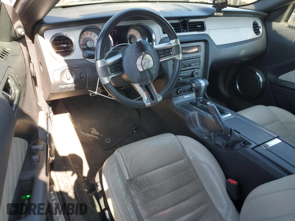 2012 Ford Mustang V6 with VIN 1ZVBP8EM5C5257187, listed as a Copart auction lot 48077825 with 122,794 mi miles and Salvage Title. Bid and sale history available at carsss.com. Image 8.