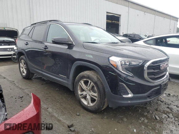 2020 GMC Terrain SLE with VIN 3GKALTEV9LL285729, listed as a Copart auction lot 60807035 with 50,143 mi miles and Salvage title. Bid and sale history available at DreamBid. Image 4.
