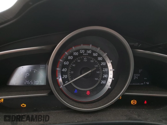 2014 Mazda 3 i Touring with VIN JM1BM1V74E1163180, listed as a Copart auction lot 47812765 with 265,307 mi miles and Clean Title. Bid and sale history available at DreamBid. Image 9.