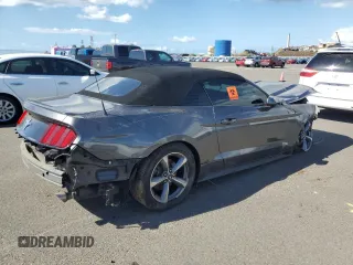 2017 Ford Mustang V6 with VIN 1FATP8EM8H5286333, listed as a Copart auction lot 89166155 with 98,391 mi miles and Salvage Title. Bid and sale history available at carsss.com. Image 3.