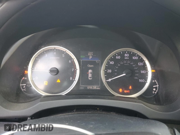 2016 Lexus IS 200t with VIN JTHBA1D28G5026283, listed as a Copart auction lot 62036865 with 69,638 mi miles and Salvage title. Bid and sale history available at DreamBid. Image 9.