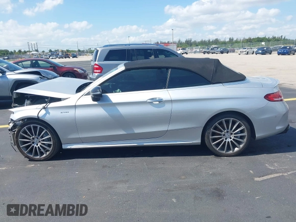 2019 Mercedes-Benz C 43 AMG with VIN WDDWK6EBXKF799678, listed as a IAAI auction lot 42313105 with 49,126 mi miles and . Bid and sale history available at DreamBid. Image 14.
