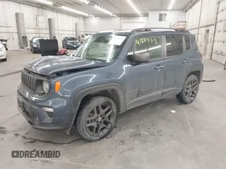 2021 Jeep Renegade Latitude with VIN ZACNJDB15MPM73647, listed as a IAAI auction lot 41334134 with 60,033 mi miles and . Bid and sale history available at DreamBid. Image 17.