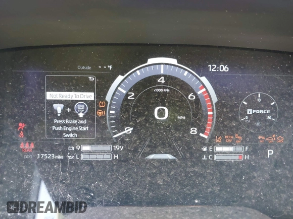 2024 Toyota Tundra 1794 Edition with VIN 5TFMA5DBXRX142402, listed as a IAAI auction lot 42063679 with 17,523 mi miles and . Bid and sale history available at DreamBid. Image 7.