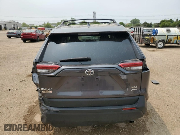 2024 Toyota RAV4 XLE with VIN 2T3P1RFV4RC471176, listed as a Copart auction lot 57896075 with 6,416 mi miles and Salvage title. Bid and sale history available at DreamBid. Image 6.
