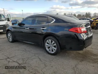 2011 Infiniti M37 with VIN JN1BY1AR0BM375518, listed as a Copart auction lot 81887374 with 136,543 mi miles and Salvage Title. Bid and sale history available at carsss.com. Image 2.