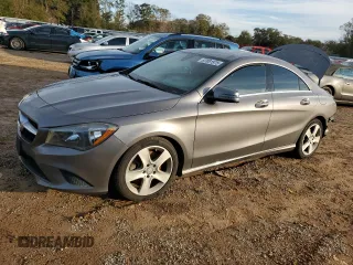 2015 Mercedes-Benz CLA 250 with VIN WDDSJ4GB9FN216001, listed as a Copart auction lot 87851975 with 78,058 mi miles and Salvage title. Bid and sale history available at DreamBid. Image 1.