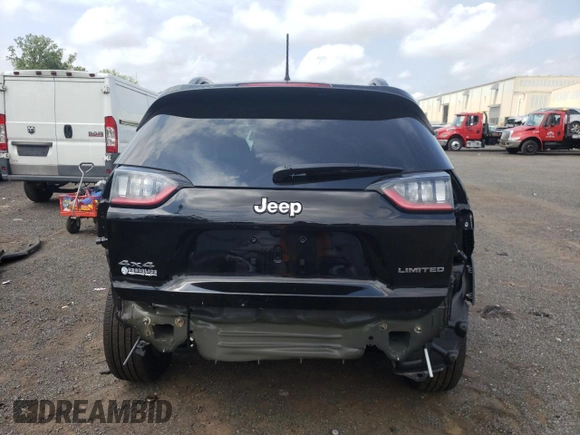 2022 Jeep Cherokee Limited with VIN 1C4PJMDN2ND535615, listed as a Copart auction lot 60552614 with 14,084 mi miles and Salvage title. Bid and sale history available at DreamBid. Image 6.