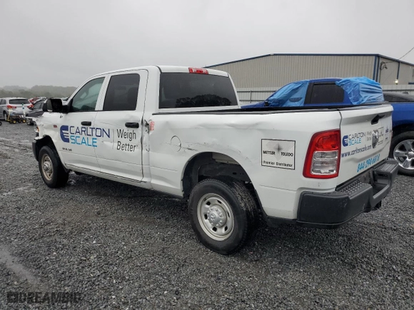 2022 Ram 2500 Tradesman with VIN 3C6UR4CJ2NG200455, listed as a Copart auction lot 71545564 with 33,839 mi miles and Salvage Title. Bid and sale history available at carsss.com. Image 2.