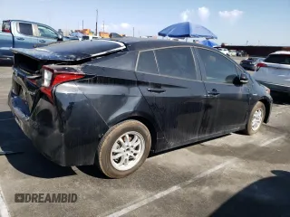 2022 Toyota Prius L Eco with VIN JTDKAMFU7N3178808, listed as a Copart auction lot 55650895 with 40,933 mi miles and Salvage Title. Bid and sale history available at carsss.com. Image 3.