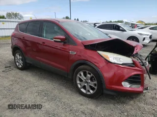 2013 Ford Escape SEL with VIN 1FMCU0HX5DUA81302, listed as a Copart auction lot 50839595 with 161,151 mi miles and Salvage title. Bid and sale history available at DreamBid. Image 4.