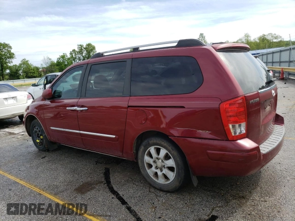 2007 Hyundai Entourage GLS с VIN KNDMC233776012566, выставлен на аукционе Copart как лот 65477123 с пробегом Не указан миль и На запчасти • Non repairable. История ставок и продаж доступна на DreamBid. Изображение 2.