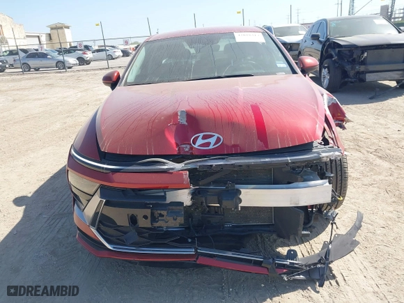 2024 Hyundai Sonata SEL with VIN KMHL64JA8RA369489, listed as a IAAI auction lot 42018317 with 25,772 mi miles. Bid and sale history available at carsss.com. Image 12.