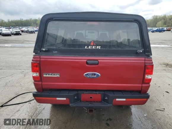 2006 Ford Ranger XLT with VIN 1FTZR45E96PA38979, listed as a Copart auction lot 54656445 with 131,442 mi miles and Salvage Title. Bid and sale history available at carsss.com. Image 6.