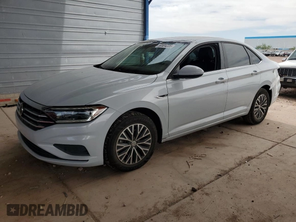 2019 Volkswagen Jetta SEL z VIN 3VWE57BU2KM035894, wystawiony jako Copart lot #58504235 z przebiegiem 71 407 mil mil oraz Szkoda całkowita • Salvage title. Historia ofert i sprzedaży dostępna na DreamBid. Obrazek 1.